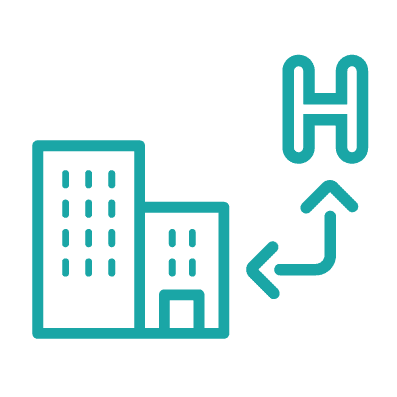 Pictogramme flux hôpital