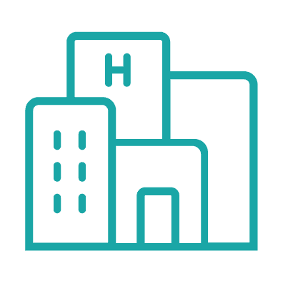 Pictogramme centre hospitalier