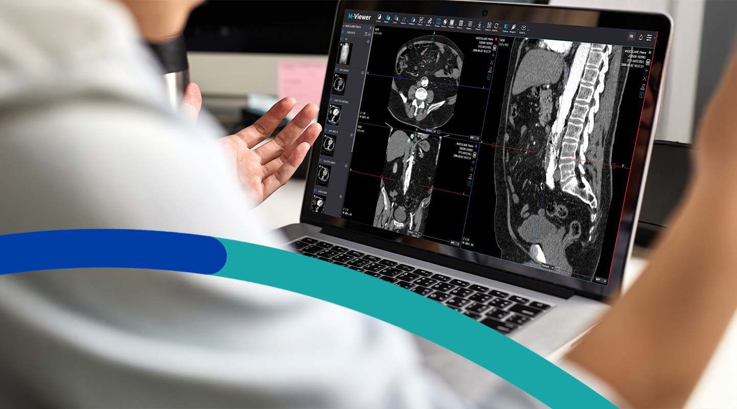 Ordinateur mockup M-Viewer